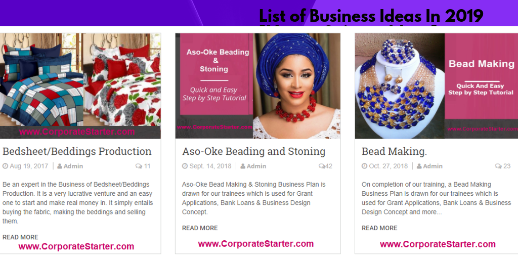 14 Business Ideas In Nigeria For Entrepreneurs In 2020